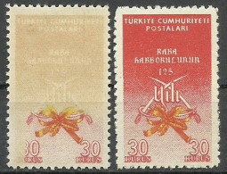 Turkey; 1960 125th Anniv. Of The Territorial War College ERROR "Sloppy  Print" - Nuevos