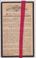 Devotie Doodsprentje Overlijden - Leonie Rebry Dochter Josephus & Theresia Vandevyvere - Emelgem 1876 - 1935 - Obituary Notices