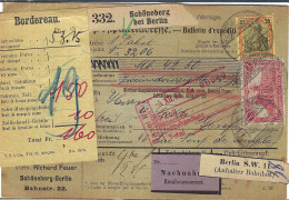 ALLEMAGNE Ca.1903: Bulletin D'Expédition CR De Schöneberg Bei Berlin Pour Genève (Suisse) - Lettres & Documents