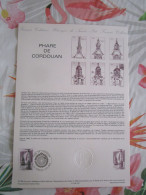 Document Officiel Phare De Cordouan 11/6/84 - Documentos Del Correo