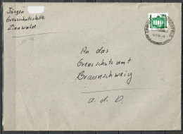 MiNr. 3346; Brandenburger Tor, Auf Portoger. Brief Von Zinnwald Nach Braunschweig; C-158 - Brieven En Documenten