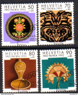 1992 PRO PATRIA Série Complète Obl. 1er Jour Voir Description - Used Stamps