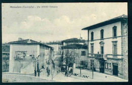 BK030 MONASTERO - CAVRIGLIA - VIA XXVIII OTTOBRE ANIMATA AREZZO 1920 CIRCA - Sonstige & Ohne Zuordnung