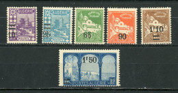 ALGERIE (RF) - VUE D'ALGER -   N° Yt 71+72+74+75+76+77** - Unused Stamps