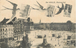 Postcard France Lille Tram - Other & Unclassified