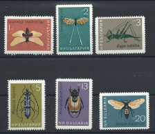 Bulgarie N°1247/52** (MNH) 1964 - Insectes Divers - Nuevos