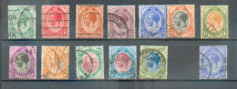 C 110 -  Afrique Du Sud  - YT  2 à 10 - 12 - 13  - 15 ° Obli - Le 2/6 Dents Du Bas Rognées, Non Compté - Used Stamps