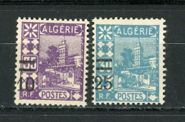 ALGERIE (RF) - VUE D'ALGER -   N° Yt 71+72** - Unused Stamps
