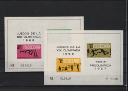 Mexico Michel Cat.No. Mnh/** 1236/1244 + Sheet 7/10 - Mexique