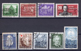 DDR - 1952/60 - Insieme Di 9 Francobolli Annullati Ø - Used Stamps
