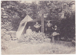 Ancienne Photographie Amateur / Années 1900 - 1910 / Famille, Jardin, Tente - Anonieme Personen