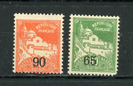 ALGERIE (RF) - VUE D'ALGER -   N° Yt 74+75** - Unused Stamps