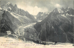 Postcard France Chamonix La Mer De Glace - Autres & Non Classés