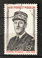 Timbre Oblitéré Saint Pierre Et Miquelon 1971 Yt N° 419 - Used Stamps