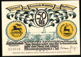 Notgeld Rossla Am Kyffhäuser 1921, 50 Pfennig, Der Knabe Erhält Einen Befehl Des Schlafenden Kaisers  - [11] Emisiones Locales