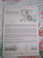 Document Officiel Belle Ile En Mer Vauban La Citadelle 26/5/84 - Documents De La Poste