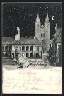 AK Magdeburg, Rathaus Und Kirche  - Maagdenburg