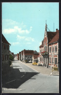 AK Gemmingen, Strassenpartie Mit Rathaus Und Esso-Tankstelle  - Sonstige & Ohne Zuordnung