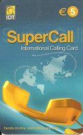 Spain: Prepaid IDT - SuperCall € 5 02.07 - Andere & Zonder Classificatie