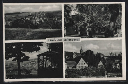AK Ballenberg / Ravenstein, Ortspartie Mit Kirche, Pavillon, Strassenpartie  - Other & Unclassified