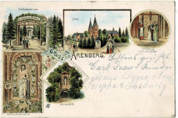 Gruss Aus Arenberg Circulée En 1908 - Other & Unclassified