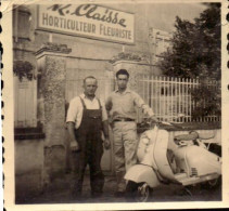 Moto, Vespa, Skooter, Publicitée Horticulteur Fleuriste - Andere & Zonder Classificatie