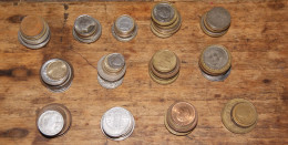 Lot De 124 Pièces (période 1918 à Années 90) France, Afrique, Moyen Orient, Europe - Vrac - Monnaies