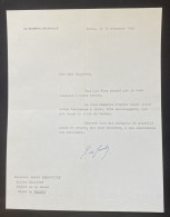 Général De GAULLE – Lettre Signée – Verdun - 1965 - Personajes Historicos