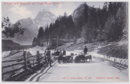 Strasse Nach Ampezzo Mit Croda Rossa Tirol - Udine