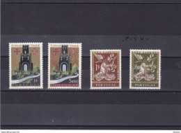 PORTUGAL 1962 Tomar, Saint Gabriel Yvert 894-895 + 896-897 NEUF** MNH - Ungebraucht