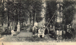 21 GRANCEY SUR OURCE LA CHAUSSEE DU MOULIN UN DIMANCHE A LA PECHE - Andere & Zonder Classificatie