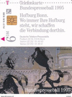 GERMANY - Bundespresseball 1995/Hofburg Bonn(A 31), Tirage 18000, 10/95, Mint - A + AD-Series : D. Telekom AG Advertisement