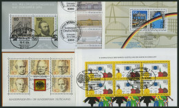 BUNDESREPUBLIK Bl. 18-22 O, 1982-90, Alle 5 Blocks, Je Mit Sonderstempel, Pracht, Mi. 39.60 - Used Stamps