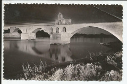 Pont Saint Bénézet Effets De Nuit    1954   N° 3196 - Avignon (Palais & Pont)