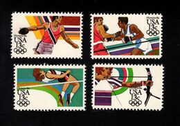 215809997 1983  SCOTT 2048 - 2051 (XX) POSTFRIS MINT NEVER HINGED - 1984 SUMMER OLYMPICS - Neufs