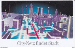 GERMANY(chip) - City-Netz Der Deutschen Telekom(A 01), Tirage 20000, 02/96, Used - A + AD-Reeks :  Advertenties Van D. Telekom AG