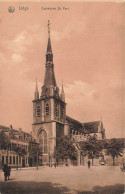 BELGIQUE - Liège - Vue Sur La Cathédrale St Paul - Vue Générale - Animé - Carte Postale Ancienne - Liege