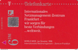 GERMANY - Internationales Netzmanagement-Zentrum Frankfurt(A 08), Tirage 12000, 04/96, Mint - A + AD-Series : Publicitaires - D. Telekom AG