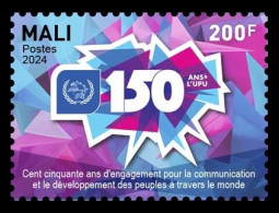 MALI 2024 STAMP 1V 200F - JOINT ISSUE UPU 150 ANNIVERSARY - 150EME ANNIVERSAIRE DE L'UPU - MNH - Mali (1959-...)