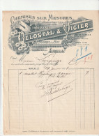 15-Delostal  & Vigier ..Chemises Sur Mesures, Troussseaux, Broderies ...Aurillac...(Cantal)...1908 - Textilos & Vestidos