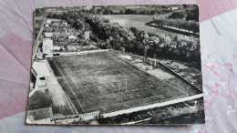 CPSM STADE STADIUM TERRAIN DE SPORTS ESPERAZA AUDE EN AVION AU DESSUS DE LAPIE 5 1959 TIMBRE ENLEVE - Stadions