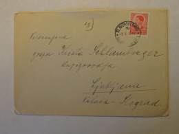 YUGOSLAVIA  COVER TO SLOVENIA 1940 - Autres & Non Classés