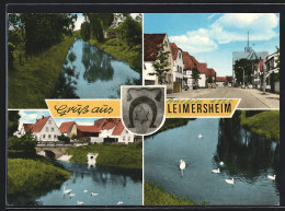 AK Leimersheim, Wasserpartien, Strassenpartie, Wappen  - Other & Unclassified