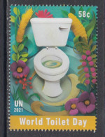 2021 United Nations New York World Toilet Day For Health Flowers  Complete Set Of 1 MNH - Nuevos