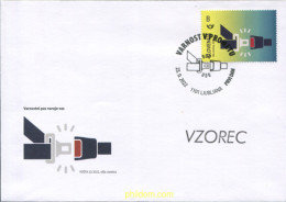 692721 MNH ESLOVENIA 2022 SEGURIDAD VIAL - LOS CINTURONES DE SEGURIDAD LO MANTIENEN SEGURO - Slovenië