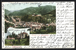 AK Hornberg / Schwarzwald, Das Schlosshotel, Gesamtansicht Aus Der Vogelschau  - Hornberg