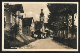 AK Scheidegg, Ortspartie Mit Kirchturm  - Other & Unclassified