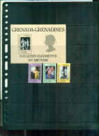 GRENADA GRENADINES 60 ELISABETH 3 VAL + BF NEUFS A PARTIR DE 1,60 EUROS - Grenada (1974-...)