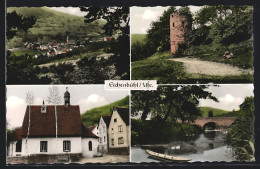 AK Eichenbühl, Ortsansicht, Kirche, Turm  - Other & Unclassified