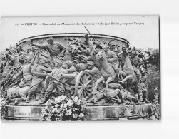 TROYES : Haut-relief Du Monument Des Enfants De L'Aube - état - Troyes